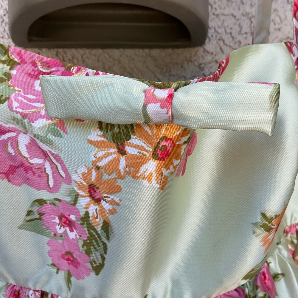 NWT Lulu’s Unbelievably Lovely Sage Floral Babydoll Empire Waist Mini Dress XL - Picture 8 of 12